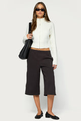 Feela Ribbed Knit Cardigan
