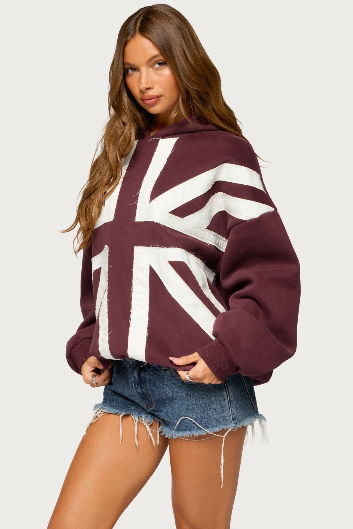 Union Jack Oversized Hoodie