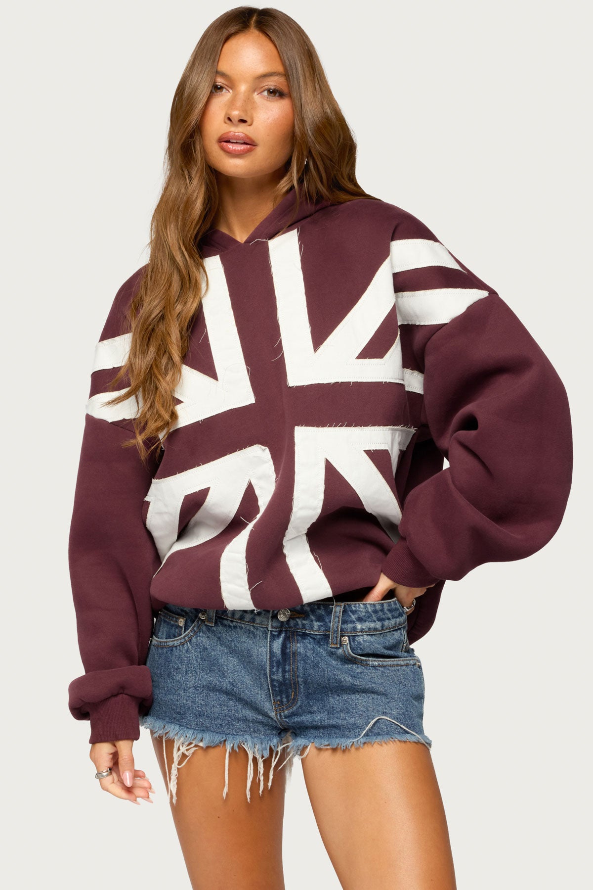 Union Jack Oversized Hoodie