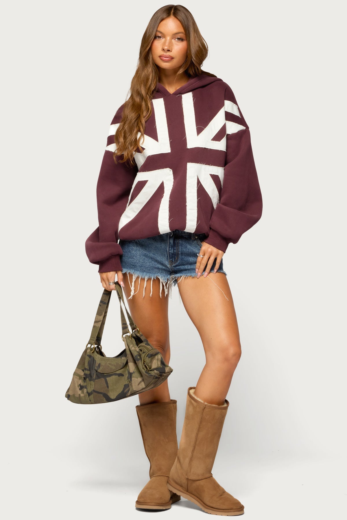 Union Jack Oversized Hoodie