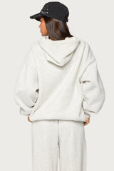 London Obsessed Rhinestone Hoodie