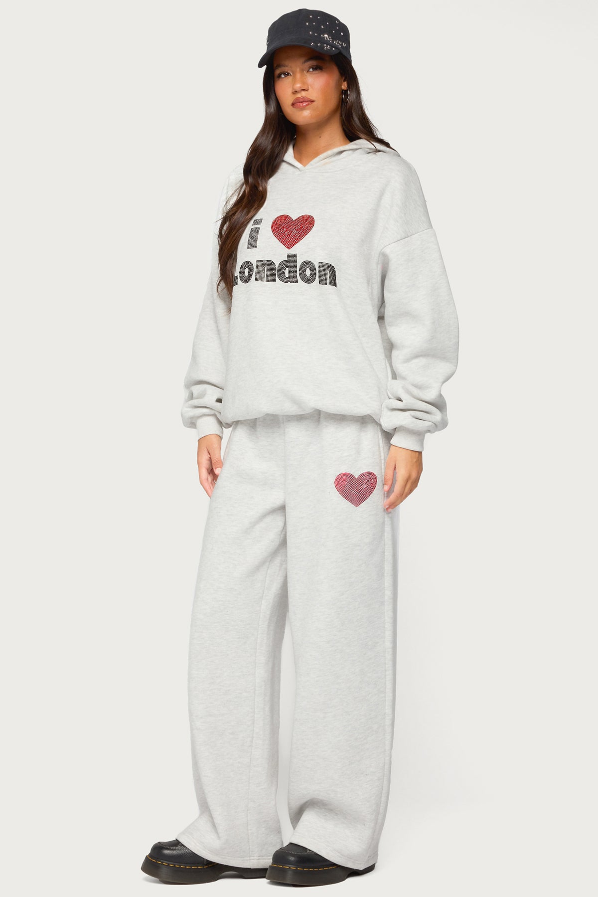London Obsessed Rhinestone Joggers