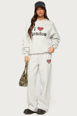 London Obsessed Rhinestone Joggers