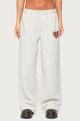 London Obsessed Rhinestone Joggers