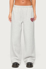 London Obsessed Rhinestone Joggers