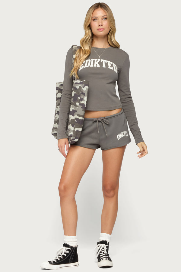 Sporty Babe Edikted Micro Shorts
