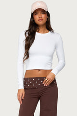 Zali Long Sleeve Crop Top
