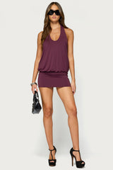 Angee Halter Mini Dress