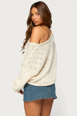 Estea Scoop Neck Knit Sweater