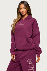 Living Edikted Embroidered Hoodie