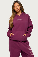 Living Edikted Embroidered Hoodie
