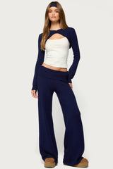 Nani Knit Foldover Trousers