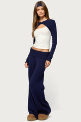 Nani Knit Foldover Trousers
