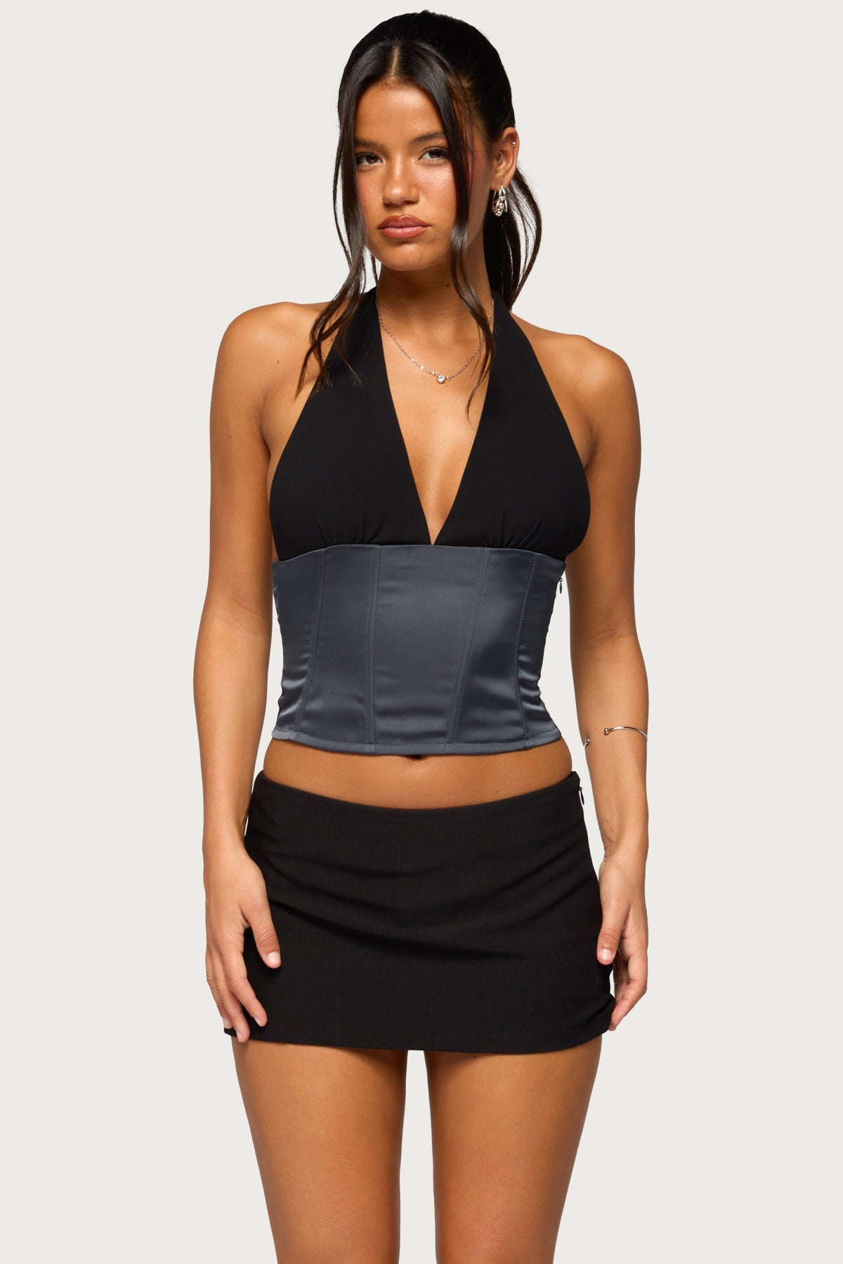Adyson Satin Effect Corset