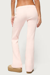 Ethie Low Rise Knit Trousers