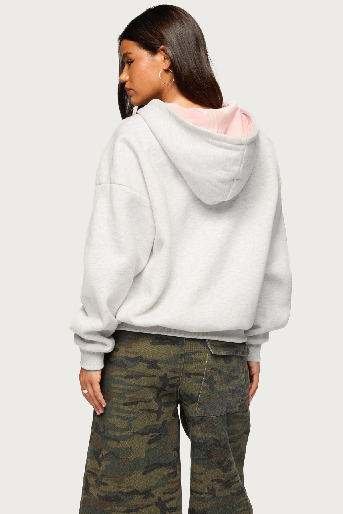 Edikted 76 Zip Up Hoodie