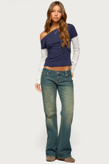 Maylee Off Shoulder Long Sleeve Top