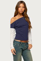 Maylee Off Shoulder Long Sleeve Top