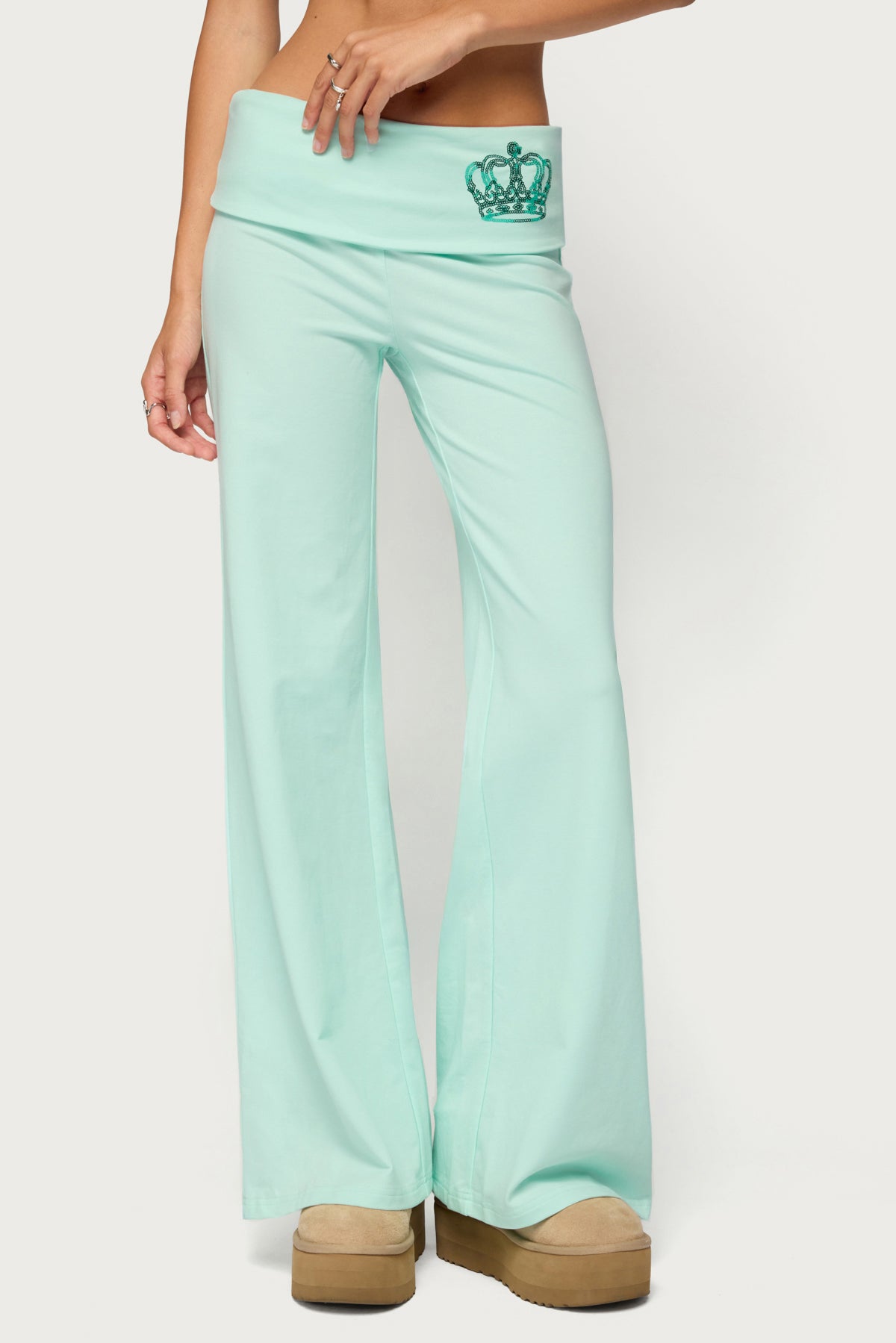 Queen Edikted Foldover Trousers