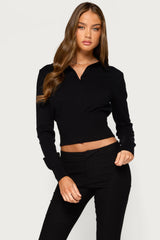 Kaisa Knit Polo Sweater