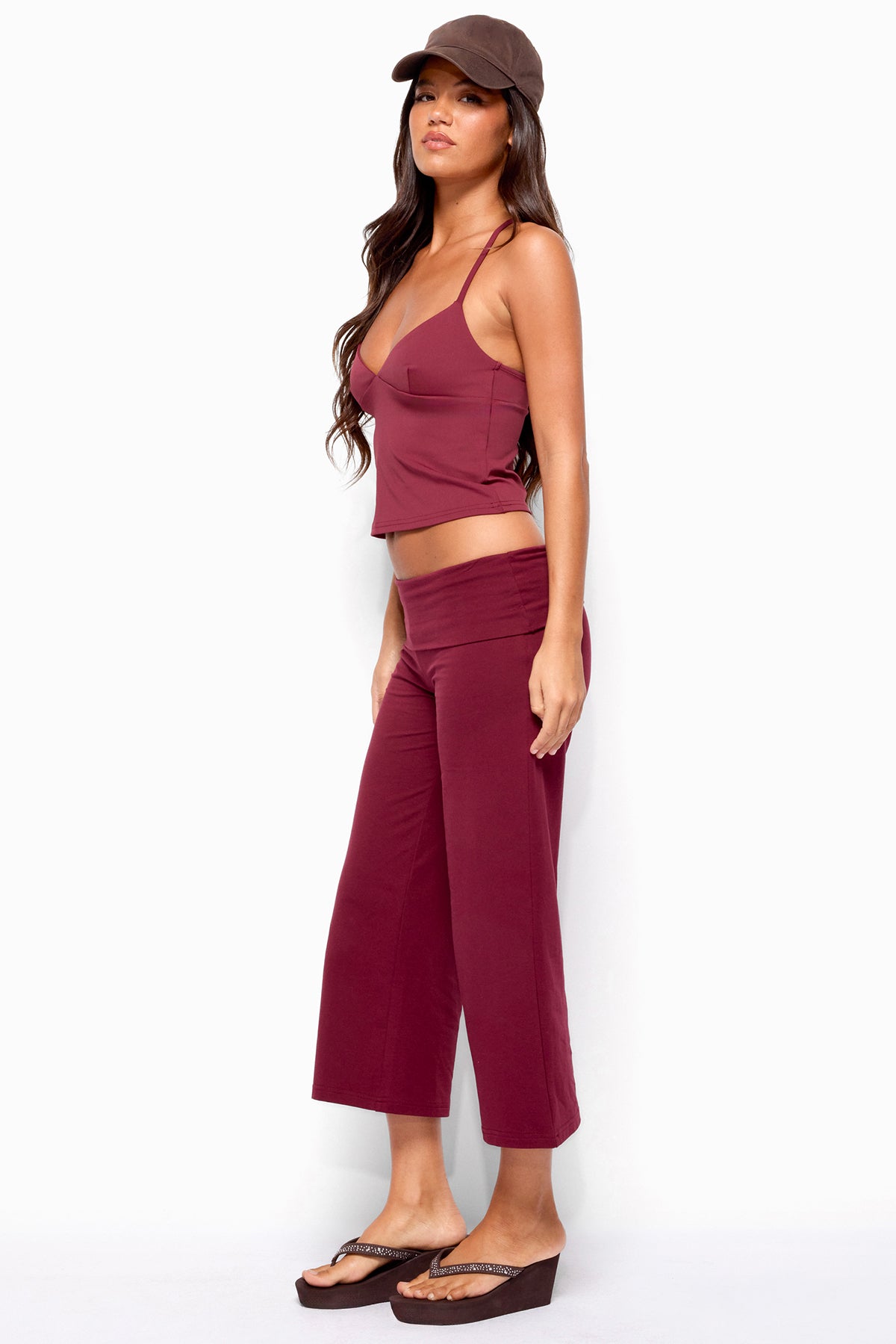 Kanel Foldover Capri Trousers