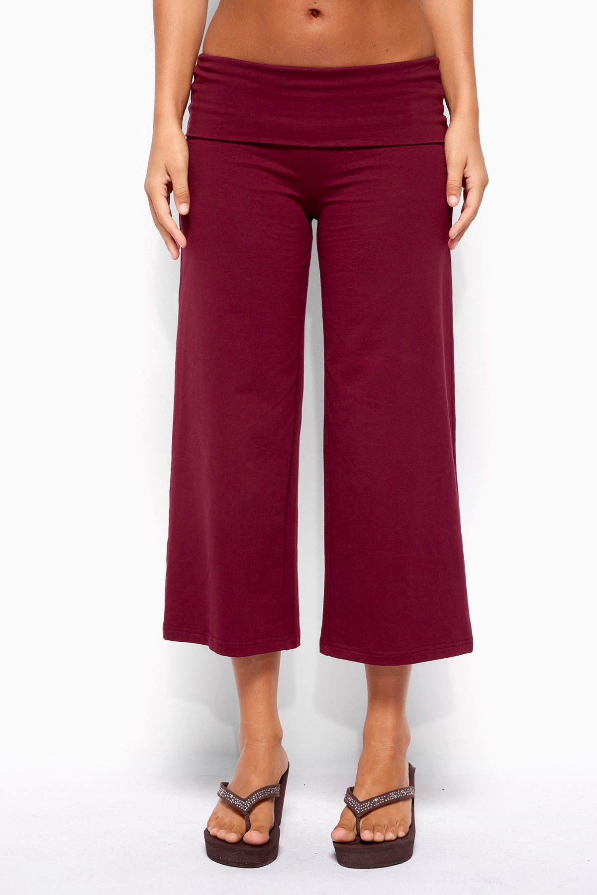 Kanel Foldover Capri Trousers