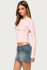 Edikted Princess Long Sleeve Top