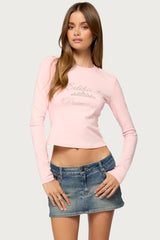 Edikted Princess Long Sleeve Top