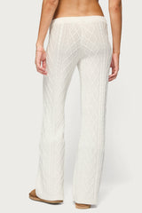 Fika Cable Knit Trousers