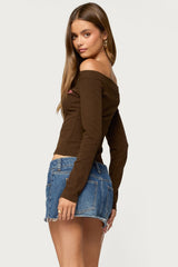 Miss Perfect Off Shoulder Top