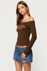 Miss Perfect Off Shoulder Top