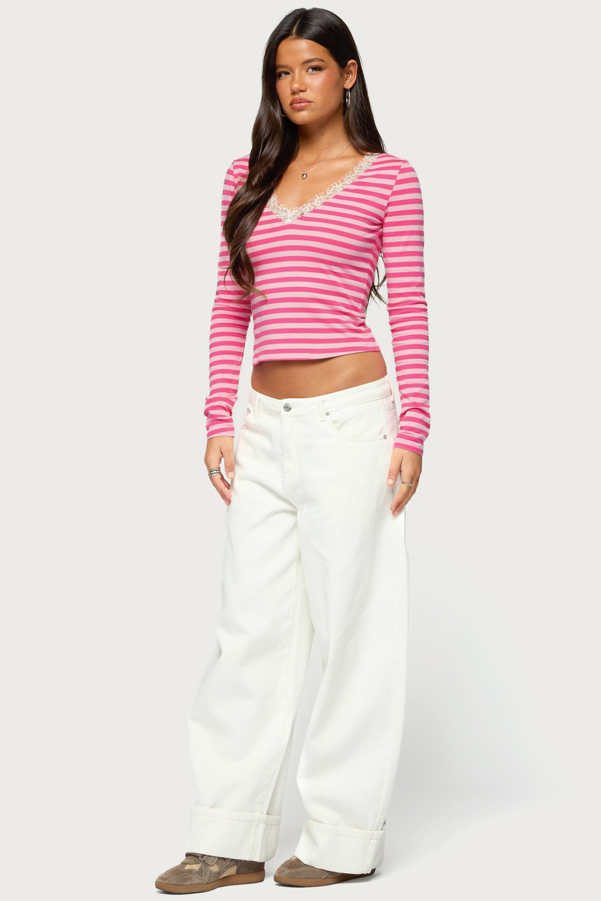 Michela Lacey Striped Top