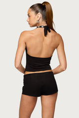Braelynn Studded Cowl Neck Top