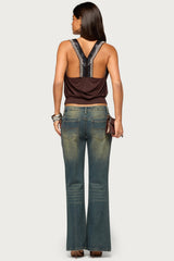 Marti Beaded Racerback Top