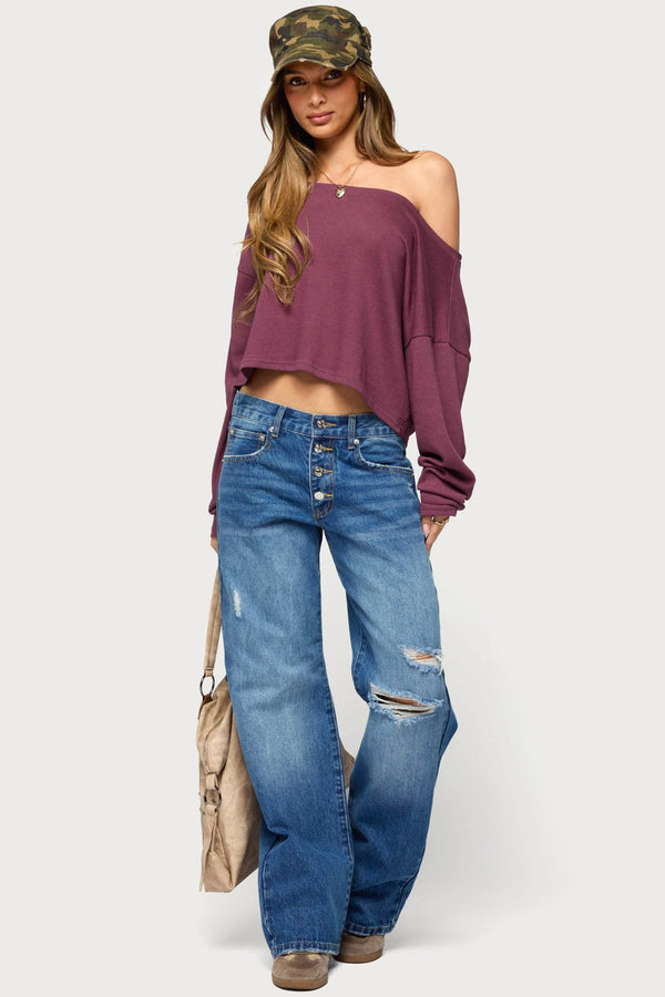 Peala Off Shoulder Long Sleeve Top view 2