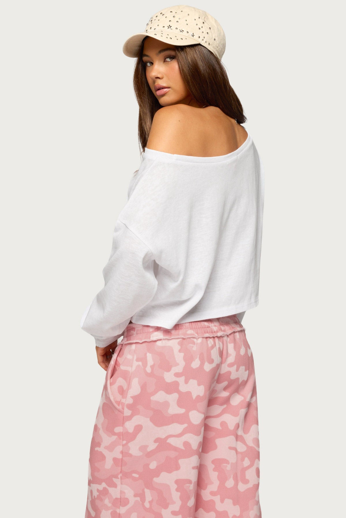 Peala Off Shoulder Long Sleeve Top