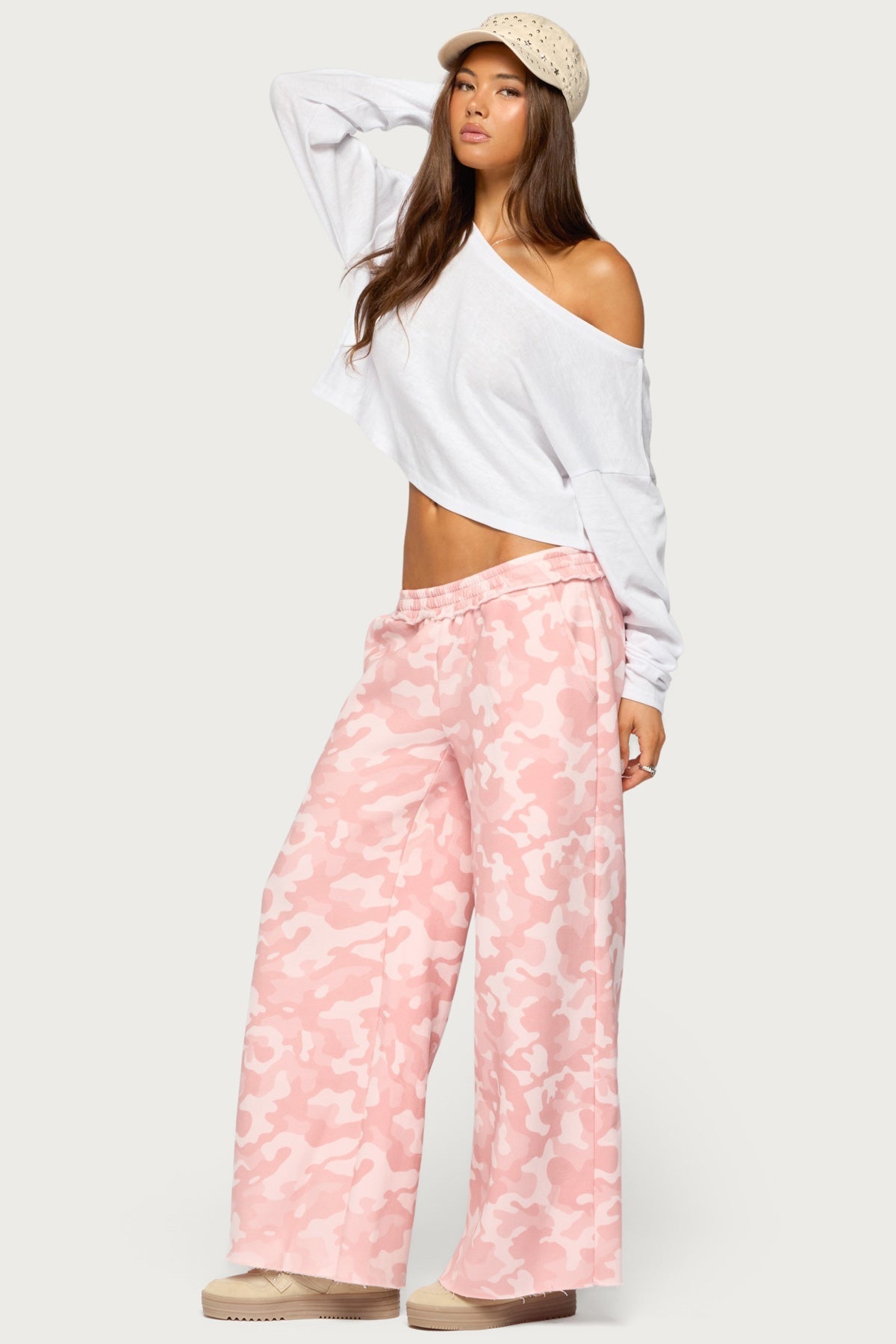 Peala Off Shoulder Long Sleeve Top