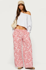 Adelyn Camo Wide Leg Joggers
