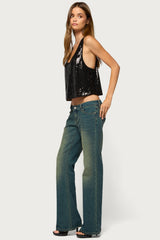 Fera Sequin Top