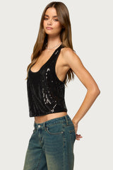 Fera Sequin Top