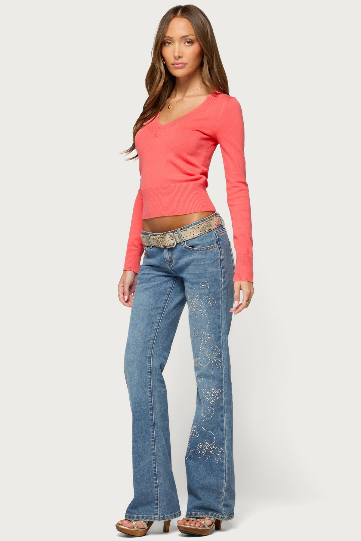Feira V Neck Knit Sweater