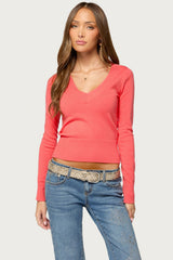 Feira V Neck Knit Sweater