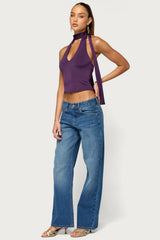 Tatyana Cut Out Halter Top