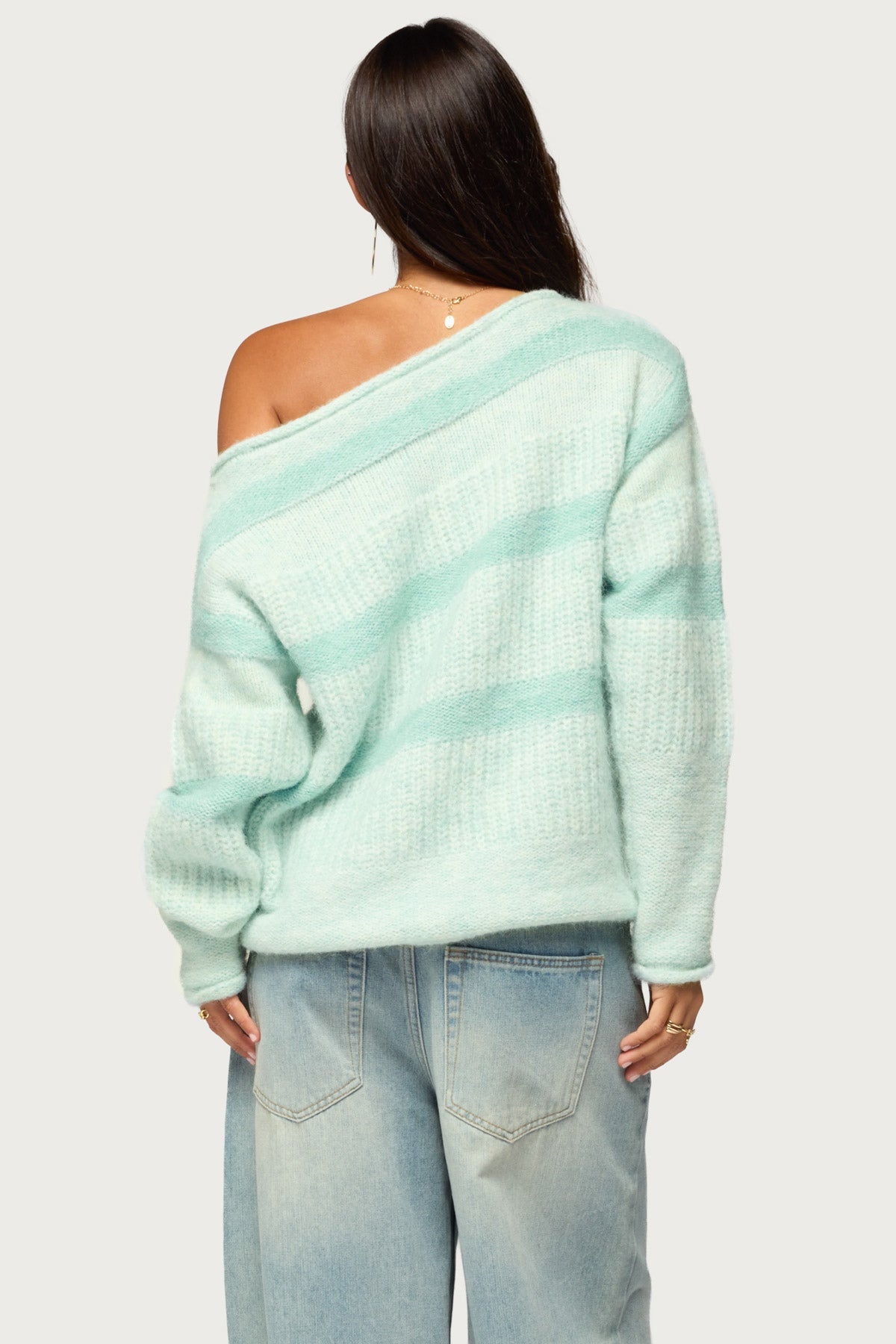 Sheree Striped Chunky Knit Sweater