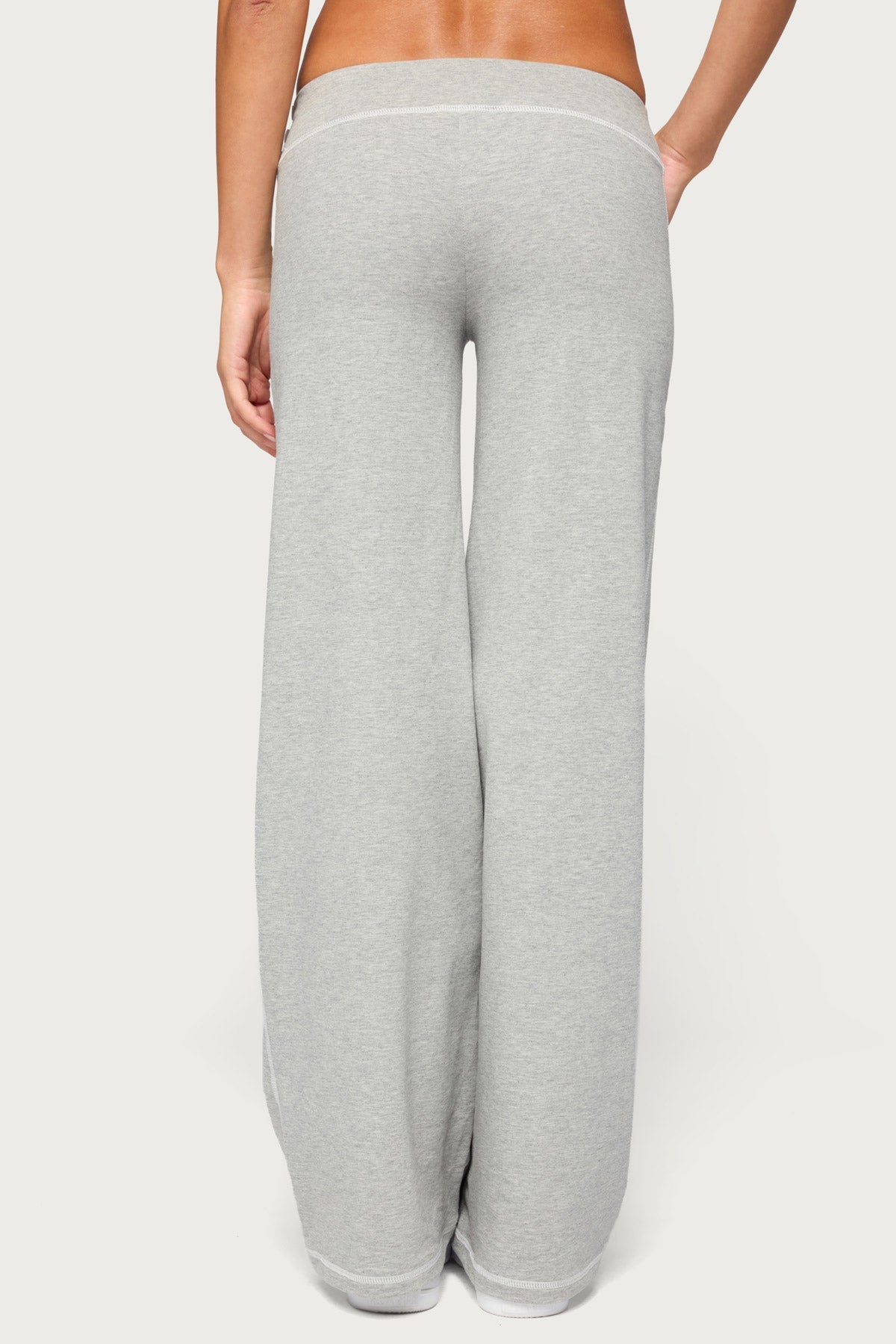 Kathrin Contrast Stitched Flared Trousers