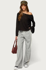 Beebs Off Shoulder Bell Sleeve Top