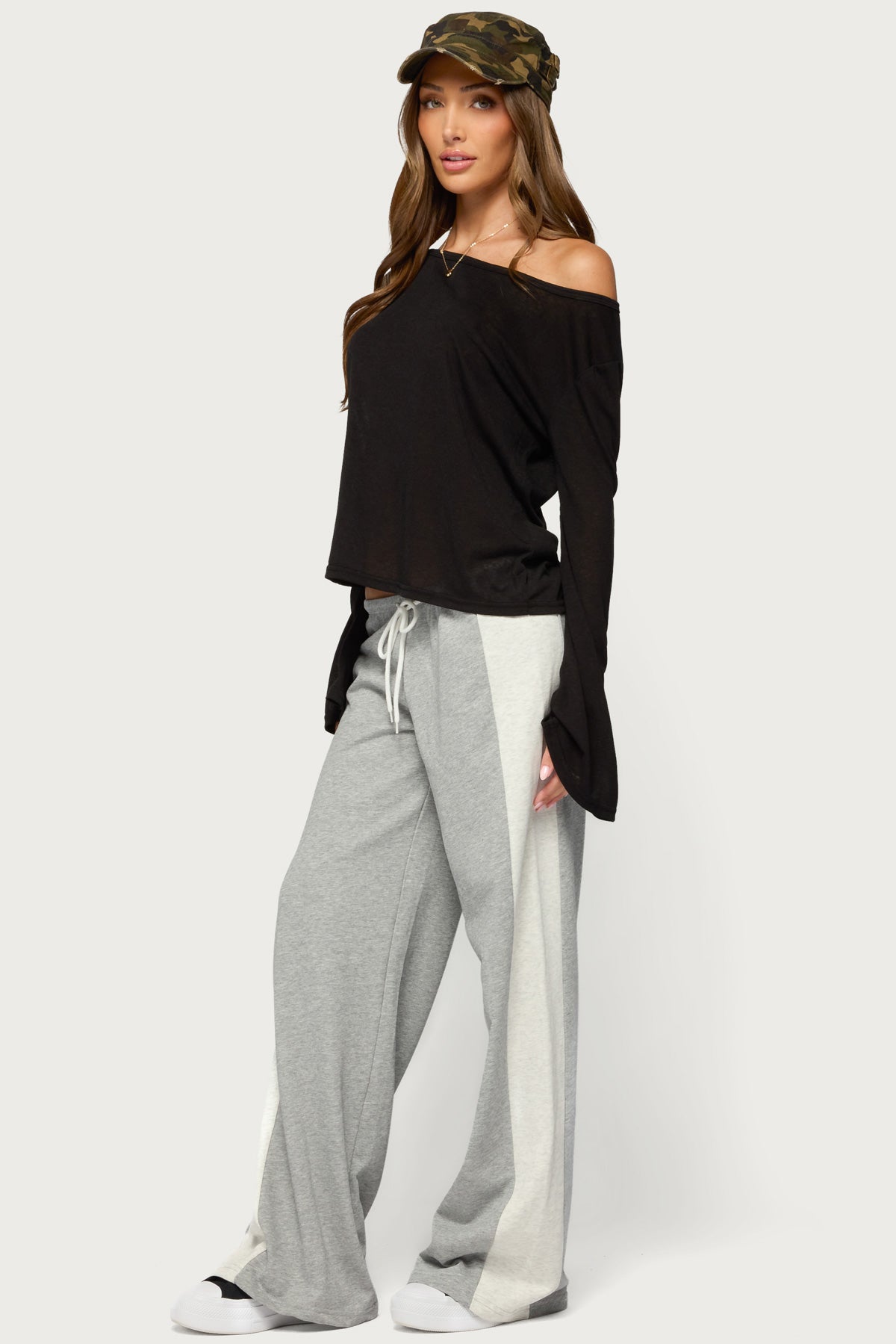 Beebs Off Shoulder Bell Sleeve Top