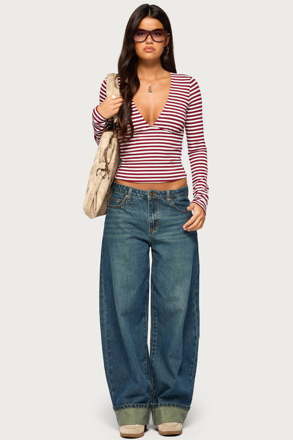 Kella Low Rise Baggy Jeans