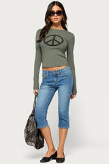 Fifer Low Rise Capri Jeans