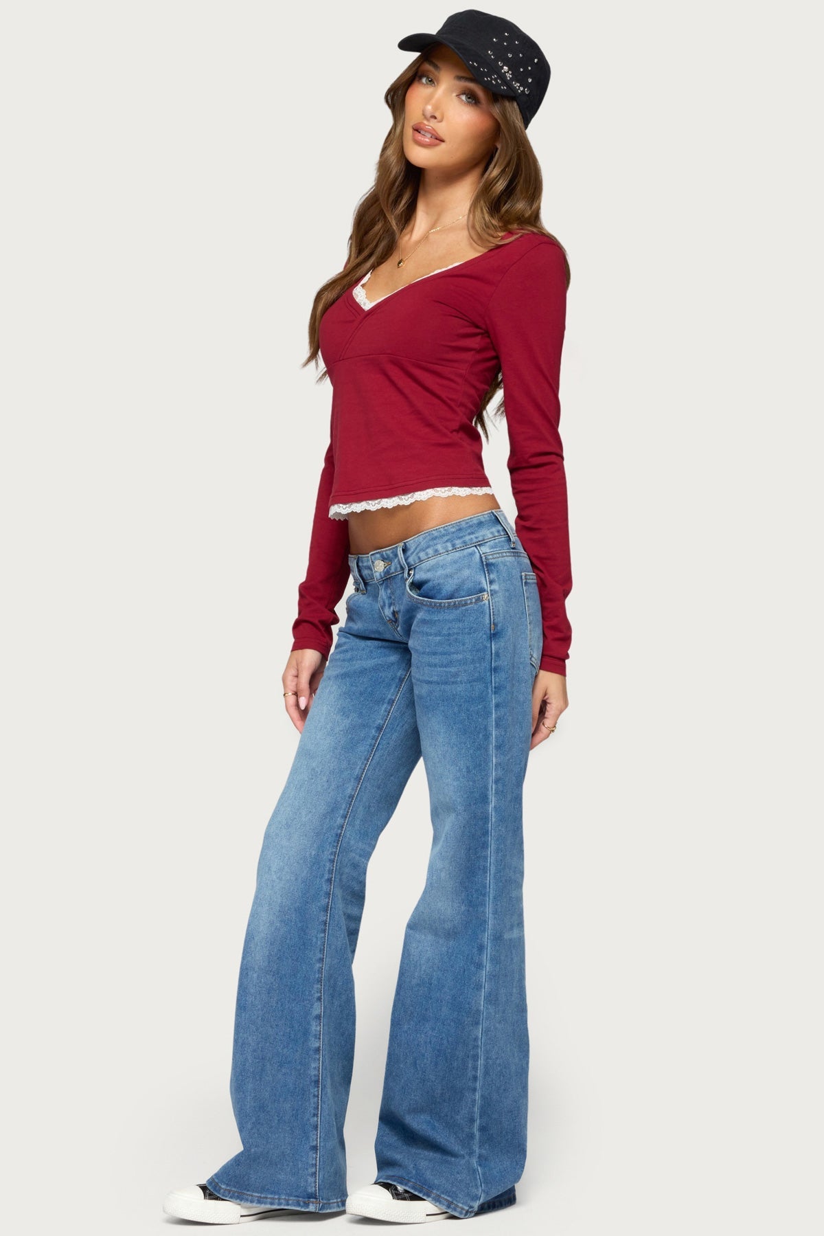 Chassie Lacey Long Sleeve Top